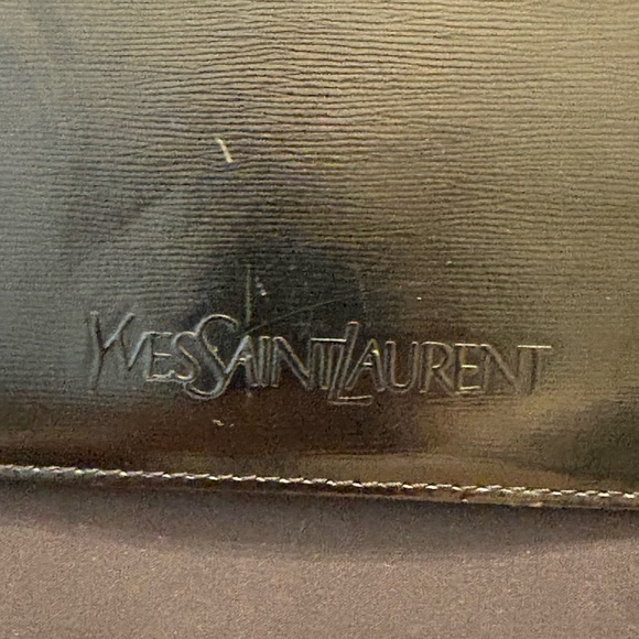 Vintage YSL leather box black handbag gold hardwear - Picture 17 of 17